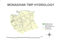 Small hydrology map